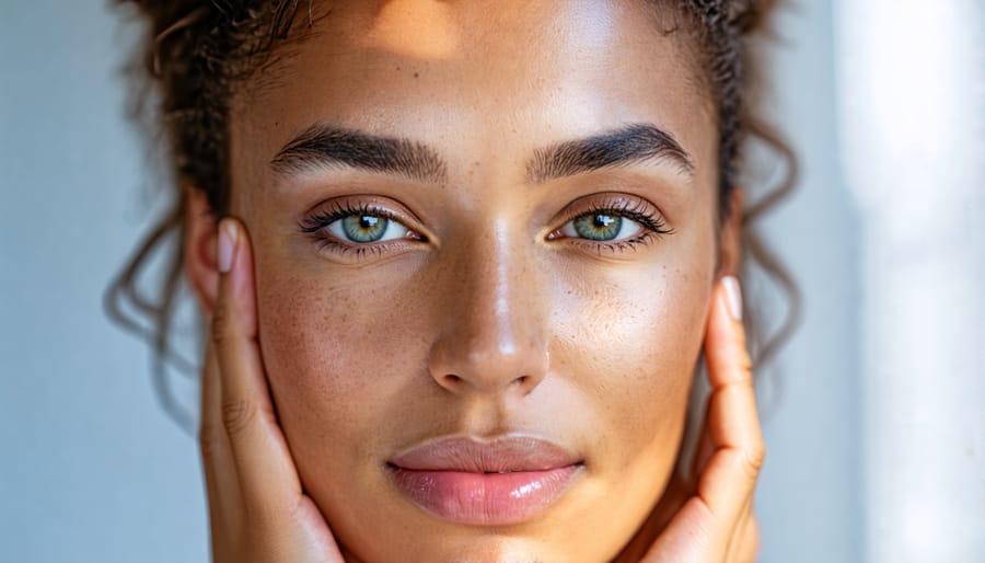 Person with radiant skin illustrating the benefits of CBD treatments