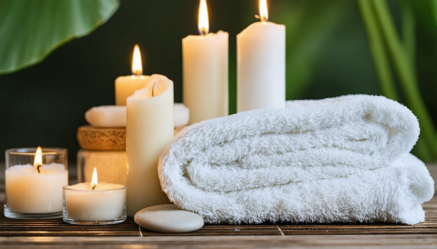 Spa environment symbolizing relaxation, associated with stress reduction benefits of kratom